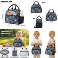 thumbnail image 5 of DISNIMO Backpack with Lunch Box, Set of 3, Cartoon Dachshund Paw Printed 17 Inch School Backpack with Pencil Case, Elementary Middle SchoolBag Bookbag, Back to School Gifts, 5 of 7