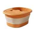 thumbnail image 2 of SouMaox Foldable Bucket Crown Design Portable Soaking Basin Collapsible Washing Tub for Home Bathroom Apartment Travel Use, 2 of 8