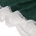 thumbnail image 3 of Vestido corto tipo túnica retro sin mangas de encaje para mujer, estilo playero informal y holgado Verde, 3 of 9