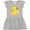 AC-Heather Grey, variant on Inktastic Ice Cream Third Birthday Pink Girls Toddler Dress