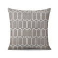 thumbnail image 2 of 20x20 Modern Square Throw Pillow Covers, Set of 2 for Enhancing Sofa & Couch Décor – Gray White, 2 of 7