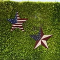 thumbnail image 4 of Metal American Flag Barn Star Decor Patriotic Mounted 3D Wall Art July of 4th Decoration, 4 of 4
