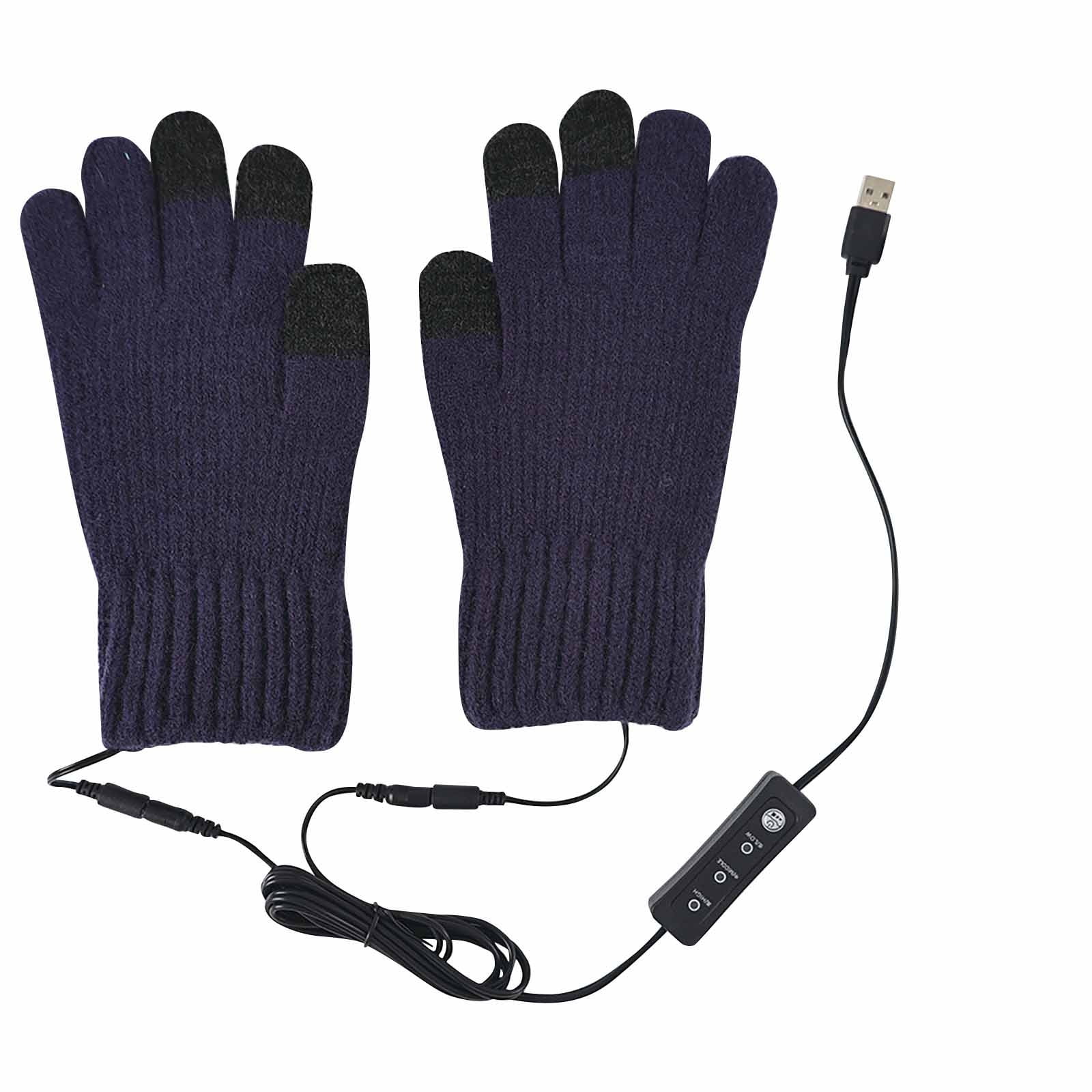 Warming Gloves TYTOGE USB Heated Gloves,Rechargeable Fingerless