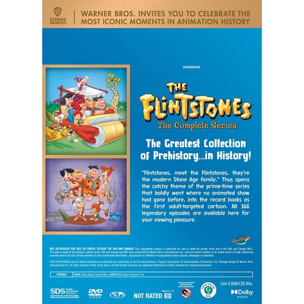 The Flintstones: The Complete Series (DVD) - Walmart Business Supplies