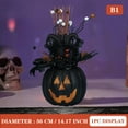 thumbnail image 3 of Halloween Pumpkin Desktop Decor Indoor Outdoor Halloween Decorations Table Centerpieces Figurines | Festive Pumpkin Figurine Decoration Versatile Parties For Window, 3 of 9