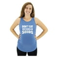 thumbnail image 1 of Funny Pregnancy Shirts for Women Pregnancy Announcement Tops Mom to Be Gift Watermelon Seeds Heather Blue Small, 1 of 6