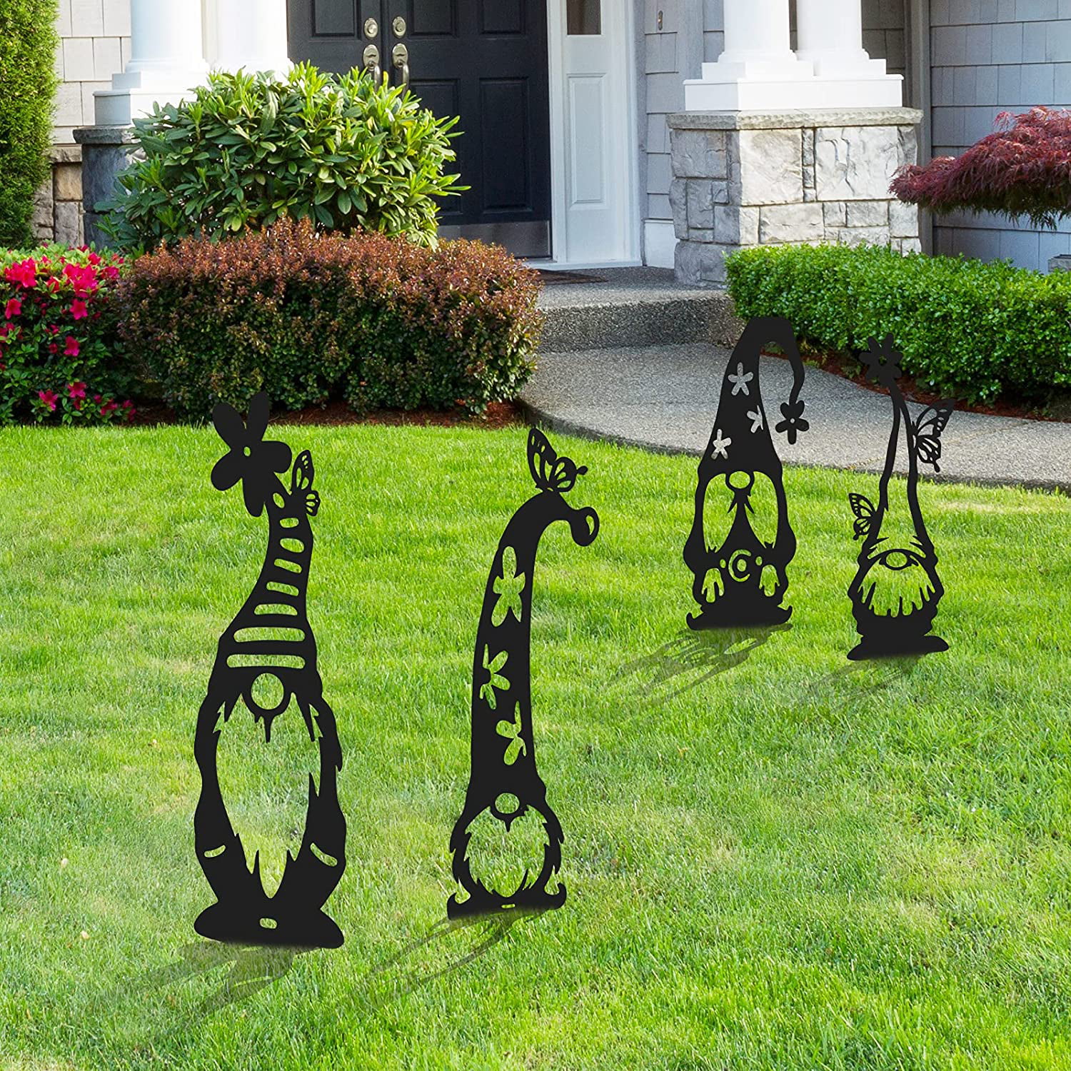 Metal Garden Decor Frog Stake 22” Bobble Head Yard Art Lawn Ornament Steel Pick 