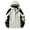 White, variant on Lovskoo Women's Rain Jacket Technical Casual Waterproof Windbreaker Outdoor Thin Sprinker Outerwear Lapel Zipper Loose Soft Top Hooded Coat White