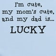 thumbnail image 2 of CafePress - Daddy Is Lucky Infant Bodysuit - Baby Light Bodysuit, Size Newborn - 24 Months, 2 of 4