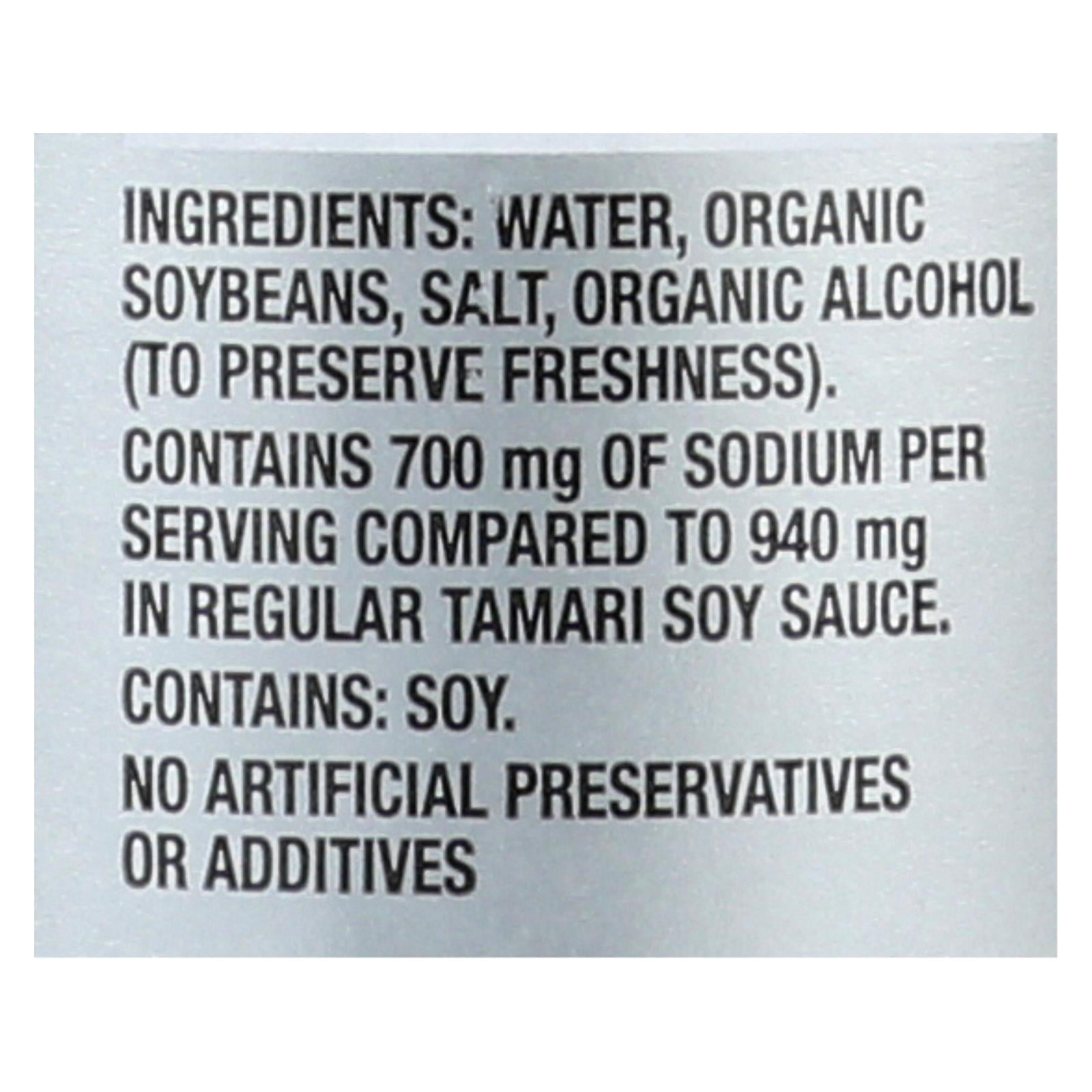San J Tamari Soy Sauce Organic Reduced Sodium, Organic, 10 Floz (3 Pack)