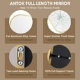 thumbnail image 2 of Antok 71"x32.1" Floor Mirror, Arched Full Body Standing Mirror for Bedroom & Living Room, Gold, 2 of 6
