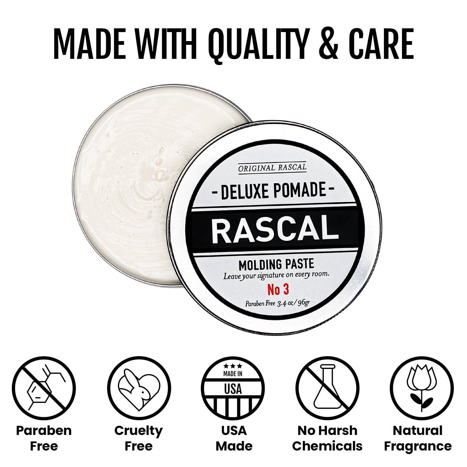 #3 Natural, Medium Hold Molding Paste
