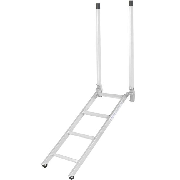48in Transport Truck Step Deck Ladder for 28in to 42in Trailer Bed