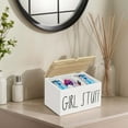 thumbnail image 4 of Clearance Sale! Wooden Storage Hygiene Products Bead Storage Rural Style Household Laundry Room Bathroom Organizer Desktop Ornament Practical Home Decor, 4 of 5