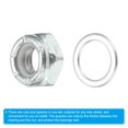 thumbnail image 4 of Uxcell Skateboard Lock Nuts Set 5/16 Skateboard Truck Axle Washers Spacer Hardware Repair Kit, Silver 2 Set, 4 of 4
