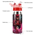 thumbnail image 3 of Hazbin Hotel Stainless Steel Insulated Water Cup for Boys Girls Leakproof Water Bottle with Flip-Flop Lid, 3 of 8