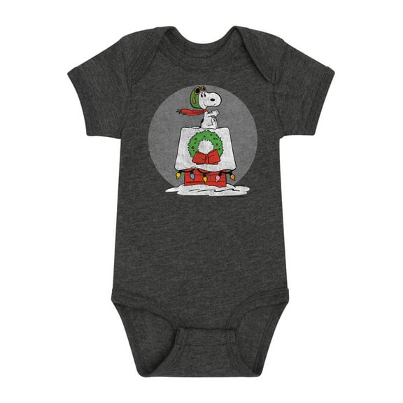 Peanuts - Holidays - Christmas House Decorations Take Over - Infant Baby One Piece