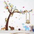 thumbnail image 2 of Pegatinas de pared de animales, calcomanías murales, dormitorio infantil, guardería para bebés, sala de estar Rojo Verde Cocina, Decoración y Otros, 2 of 5