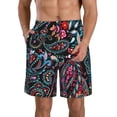 thumbnail image 1 of Fotbe Paisley Trajes de Baño Estampados para Hombre, Shorts de Verano de Secado Rápido, Ropa de Playa, Bañadores-Small, 1 of 6