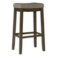 thumbnail image 1 of Riverbay Furniture Rubberwood Brown Bar Stool Backless 32.25" Unassembled, 1 of 9