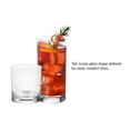 thumbnail image 4 of Mainstays Cooler Tennyson Glass Drinkware Set, Clear, 12 Pieces, 4 of 7