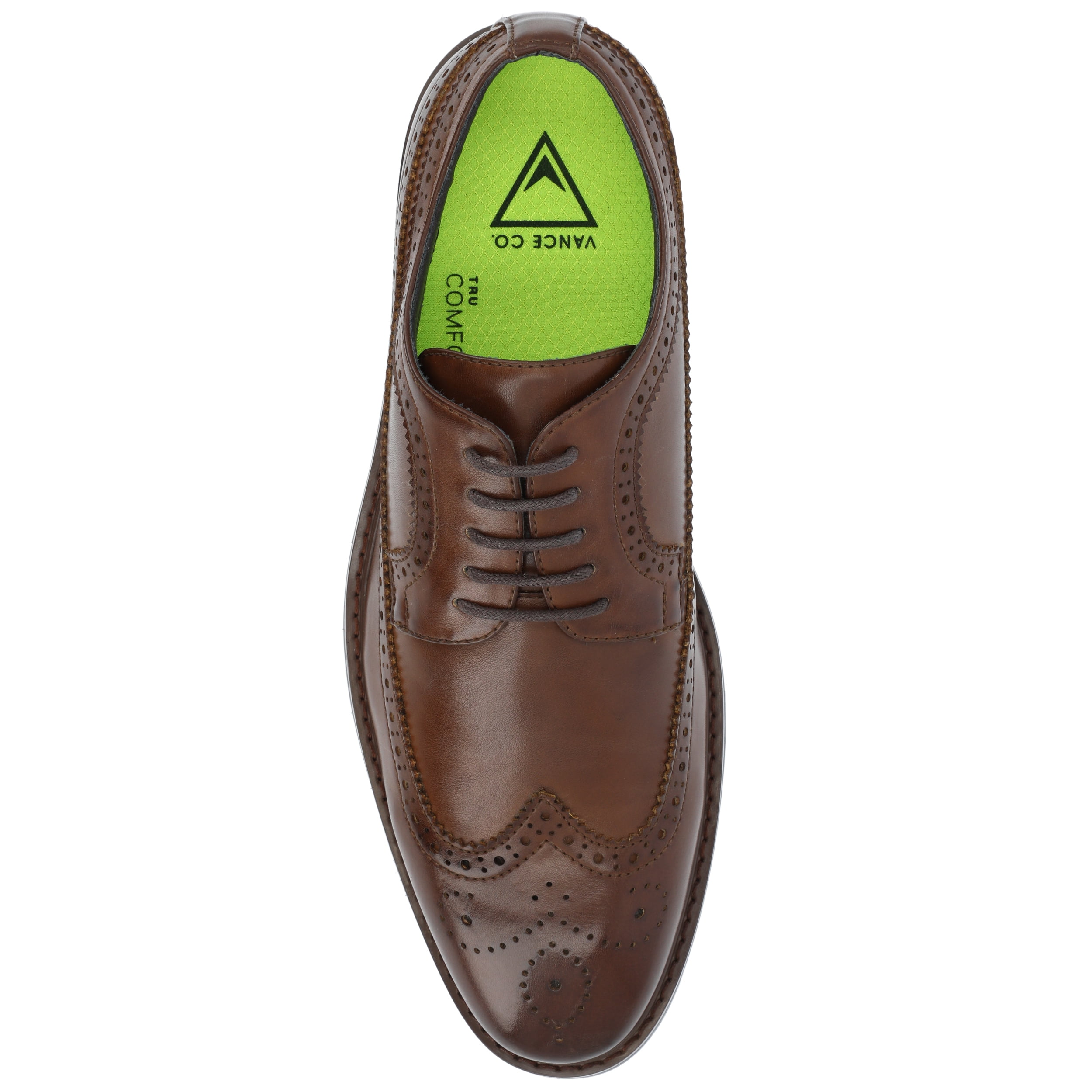 Vance Mens Gordy Wingtip Lace-up Dress Shoe