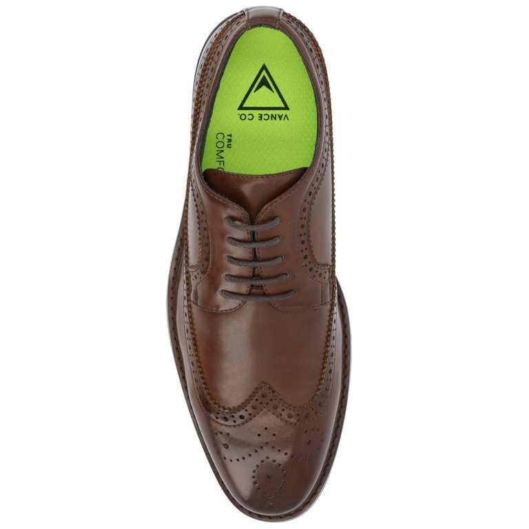 Vance Mens Gordy Wingtip Lace-up Dress Shoe - Walmart.com display picture 1