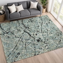 Addison Rugs Chantille Indoor/Outdoor Contemporary Abstract Aloe Machine Washable Rectangle Rug, 10' x 14'