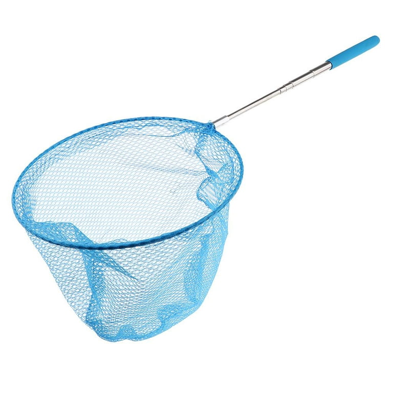 2x Telescopic Butterfly Net Extendable from 14 to 333 inch for Kids S Outdoor Garden Activities, Size: As described, Blue