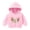 Pink, variant on Toddler 4T Girls Pink Butterfly Hoodie, 100% Polyester Durable Machine Washable for Everyday & Transitional Weather
