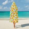 thumbnail image 5 of Pineapple Hooded Blanket Wearable Cloak Hoodies Throw Cape Wrap Poncho for Bed Sofa and Lounge Chair, 5 of 6