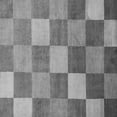 thumbnail image 1 of Ahgly Company Indoor Square Checkered Gray Modern Area Rugs, 3' Square, 1 of 4