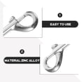 thumbnail image 3 of MLINS 2pcs Double Ended Bolt Metal Snaps Hook Zinc Alloy Double Clips Home Accessory For Linking Pet Dog Leash Pet Collar Leash Key Chain Horse Tack Pet Sling Feed Buckets, 3 of 8
