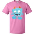 thumbnail image 3 of Inktastic Cute Monster, Little Monster, Blue Monster, Horns T-Shirt, 3 of 5