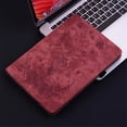 thumbnail image 7 of Case for Samsung Galaxy Tab S9 【11 inch】 , Butterfly & Rose Embossed Magnetic Clasp Stand Premium Multi-Angle Flip PU Leather Case with Stylus Holder Tablet Case,Red,For Galaxy Tab S9, 7 of 7