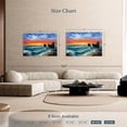 thumbnail image 4 of Elephant Stock Beach Sunset Oil Wall Art - Horizontal Canvas Wall Art - Living Room Wall Decor - Beach Canvas - Orange And Blue Decor - 51" x 34", 4 of 8