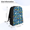 thumbnail image 4 of Honeii Dinosaur on the Beach Vacation Print Laptop Backpack for Work, College, Travel, Daily Backpacks for Men Women, Sport Rucksack,Computer Bag, 4 of 8