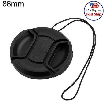 AMZER 86mm Snap-On Camera Lens Cap for Canon (Center Pinch)