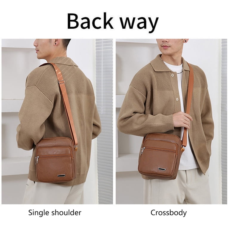 Zenithome Polyurethane Sling Bag for Men & Women, Adjustable  display picture 3