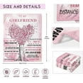 thumbnail image 6 of Gifts for Girlfriend Blanket 50x60,Girlfriend Gifts for Women,Girlfriend Birthday Gifts from Boyfriend,Mothers Day Anniversary Romantic Gifts for Her Girlfriend,Cute Birthday Gifts for Girlfriend, 6 of 6