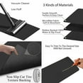 thumbnail image 5 of Rubber Stair Treads Carpet Non Slip, Black Stair Rugs For Wooden Steps, Reusable Carpet Stairs Runner, Machine Washable Stair Mats Covers, Black (30"x, 5 of 5