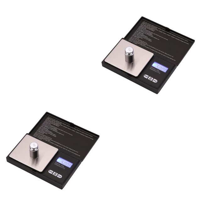 bedienty Balance Numérique à Rétroéclairage LED Haute Précision Balance Électronique pour Bijoux No.06 2Ensemble