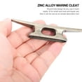 thumbnail image 4 of 2 Pcs Claw Bolt Rope Cleat Rope Fixing Hook Cleat Marine Mooring Accessories Marine Dock Cleat, 4 of 6