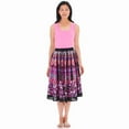 thumbnail image 3 of Printed Circle Skirt - Cute Summer Skirt for Women - Purple, XL, 3 of 4