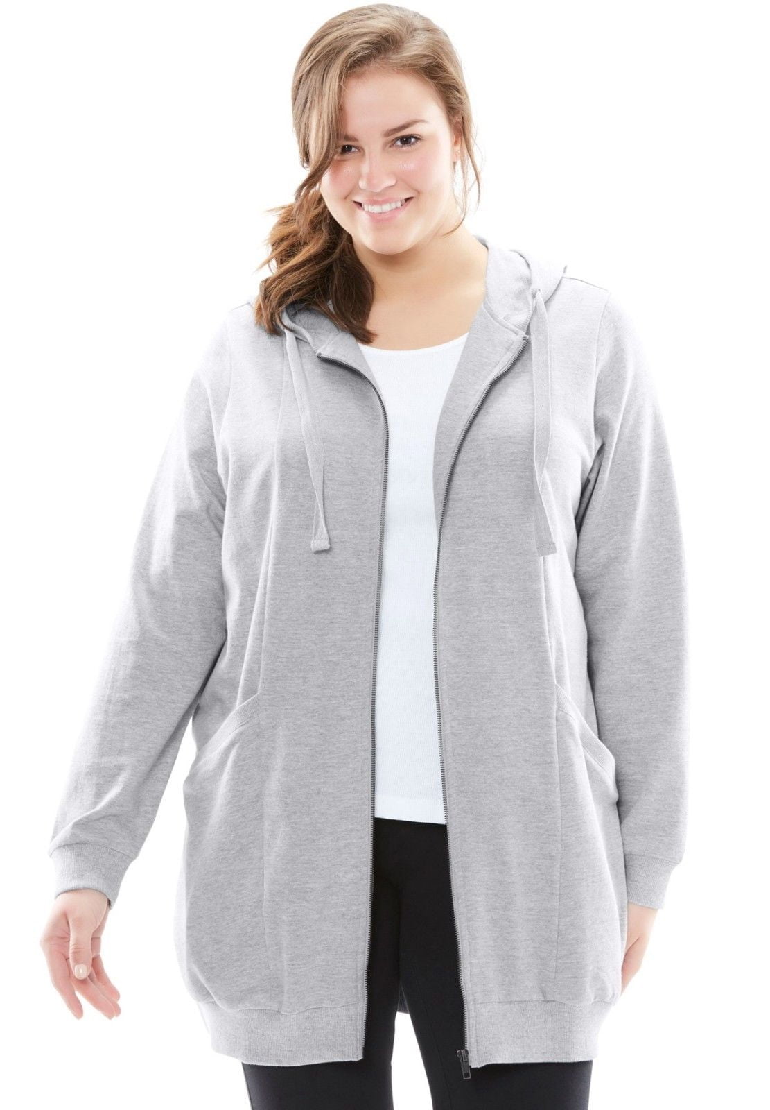 plus size hooded tunic