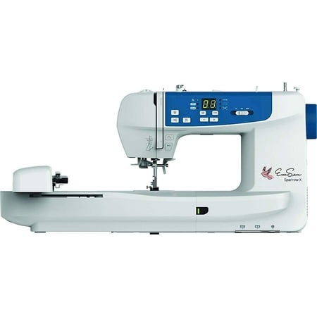 EverSewn Sparrow X -Next Generation Sewing and Embroidery Machine, White