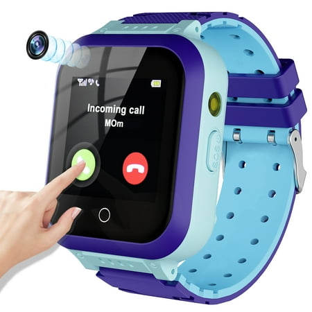 LiveGo 4G Kids Smart Watch, Kids Phone Smartwatch/w GPS Tracker, Call, Alarm, Pedometer, Camera, SOS, Touch Screen WiFi Bluetooth Wrist Watch Boys Girls Smartphone, Best Gift for Children