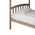 thumbnail image 6 of Castle Place Mid-Century Twin over Twin Wooden Convertible Bunk Bed, Antique Grey, 6 of 16