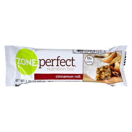 ZonePerfect Nutrition Bars Cinnamon Roll 1.76 oz 12 Bars Pack of 4