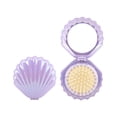 thumbnail image 6 of Travel Ready Foldable Hair Tool Mirror Comb Set In Adorable Shell Case Hair Comb, 6 of 11
